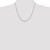 Sterling Silver Rhodium-plated 2mm Loose Rope Chain QFC46R-20