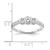 14K White Gold Lab Grown Dia VS/SI FGH 3-Stone Comp Eng Ring RM4228E-100-5CWLG