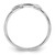 Sterling Silver Rhodium-plated Polished Arrow Ring QR6209-7