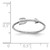 Sterling Silver Rhodium-plated Polished Arrow Ring QR6209-7