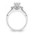 14K White Gold Lab Grown Diamond VS/SI FGH Complete Engagement Ring RM6443E-037-6CWLG