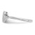 Sterling Silver Rhodium Plated Diamond Heart Ring QR5627-7