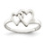 Sterling Silver Heart Ring QR603-7