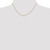 10k .7mm Carded Cable Rope Chain 10K7RY-16