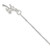 Sterling Silver Palm Tree Anklet QG447-9