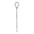 Sterling Silver Rhodium-plated Crystal Family Pendant QMP14/1SS