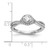 14K White Gold Lab Grown VS/SI FGH Dia Complete Halo Engagement Ring RM2174E-050-CWLG