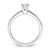14K White Gold Lab Grown Diamond VS/SI FGH Complete Engagement Ring RM2593E-025-7CWLG