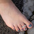 Sterling Silver Solid Toe Ring QR850