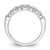 14K White Gold Lab Grown Diamond VS/SI FGH 7-Stone Band RM3187B-105-7WLG