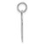 Sterling Silver/Rhodium-plated Polished Number 41 Charm QSS41