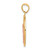 10k Two-tone Praying Hands Pendant 10C1042
