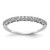 14k White Gold Polished Diamond Band RM5626-025-WA
