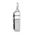Sterling Silver Rhodium-plated Enameled Paw Ash Holder Bottle Pendant QP5318