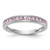 14k White Gold Pink Sapphire Complete Channel Band RM3454B-PSAP-W