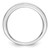 10K White Gold Emerald Band RM3453B-EM-1W