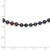 Sterling Silver Rhod-plated 4-5mm Black FWC Pearl Necklace QH5152-24