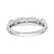 14K White Gold 3/8 carat Baguette/Round Diamond Complete Wedding Band RM3372B-039-WAA