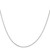 10k White Gold .5mm Box Chain 10KWB040-20