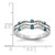 14k White Gold Blue/White Diamond Wavy Ring RM5683-BD-025-WA