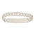 Sterling Silver Curb Link ID Bracelet QID200-7.5