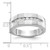 14K White Gold 7-Stone 1/3 carat Diamond Complete Men's Channel Band RM3465B-035-WAA