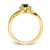 14k Diamond and Oval Emerald Ring RM5749-EM-005-YA