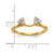 14K Lab Grown Diamond VS/SI FGH Wrap RM3065B-015-YLG