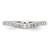 14K White Gold Lab Grown Diamond VS/SI FGH Wedding Band RM3040B-033-7WLG
