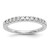 14K White Gold Lab Grown Diamond VS/SI FGH Wedding Band RM3031B-030-7WLG