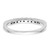 14K White Gold Lab Grown Diamond VS/SI FGH Wedding Band RM3031B-030-7WLG