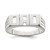 Sterling Silver Solid Dad Ring QR1245-11