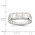 Sterling Silver Solid Dad Ring QR1245-11