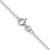 Sterling Silver 1mm Twisted Serpentine Chain QPE38-20