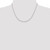 Sterling Silver 1.15mm Curb Chain QPE57-18
