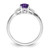 14k White Gold Amethyst and Diamond Ring RM5760-AM-006-WA