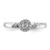 14K White Gold Lab Grown Diamond VS/SI FGH Complete Trio Cluster Rin RM3638E-010-CWLG