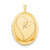 1/20 Gold Filled 26mm Diamond in Heart Oval Locket Necklace QLS302-18