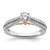 14K Two-Tone Lab Grown Diamond VS/SI FGH Complete Engagement Ring RM6014E-040-CWRLG