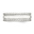 Sterling Silver Rhodium-plated 6mm Polished Fancy Band Size 6.5 QWB116RH-6.5