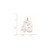 Sterling Silver/Rhodium-plated Satin Number 43 Charm QPM43