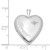 Sterling Silver Rhodium-plated 20mm Forever with Diamond Star Heart Locket QLS322