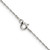 Sterling Silver 1.25mm Loose Rope Chain QPE65-20