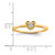 14K White Topaz Heart Ring RM7397-WT-Y