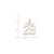 Sterling Silver/Rhodium-plated Satin Number 29 Charm QPM29