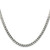 Sterling Silver 4.7mm Flat Curb Chain QLB120-24
