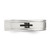 Sterling Silver Rhodium-plated 6mm Enamel Fancy Band Size 7 QWB126RH-7