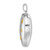 Sterling Silver Rhodium-plated w/Gold-plating Heart Locket QLS674