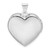 Sterling Silver Rhodium-plated w/Gold-plating Heart Locket QLS674