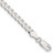 Sterling Silver 4.7mm Flat Curb Chain QLB120-9